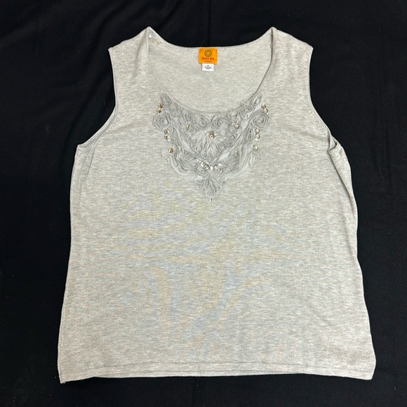 Plus size Ruby Rd. Sleeveless sweater - Picture 1 of 4